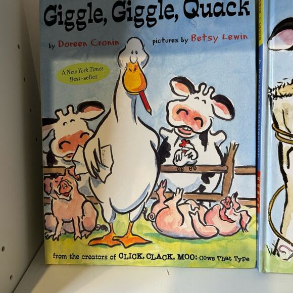 Click Clack Moo- Book Bundle by Doreen Cronin - Picture 2 of 5